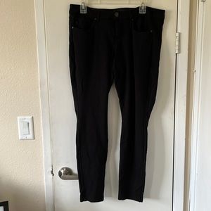Torrid black skinny soft knit pants. Stretchy. Size 12